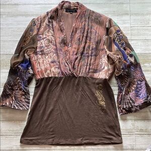 Bohemian Multicolour Pattern Blouse
